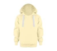 Hoodie for Boys Warm Hooded Pullover Graphic Outfits Breathable, Lightweight Casual Hoody Sportswear Varsity Age 7-13 Years Beige