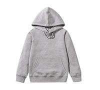 Hoodie for Boys Warm Hooded Pullover PE School Sweat Children's Sweatshirt Regular Fit Activewear Coats Unisex Age 2-13 Years Grey