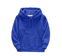 Hoodie for Boys Warm Soft Pullover Sweatshirt Graphic Outfits Breathable, Lightweight Casual Hoody Sportswear Trending Jacket Kids Age 5-13 Years Blue
