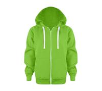Hoodie for Boys Warm Soft Pullover Sweatshirt Sports Casual Wear Children's Hooded Jumper Gaming Hoody Kids Unisex Age 2-13 Years Green