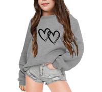 Hoodie for Girls Teens Regular Fit Activewear Soft Oversized UK Fall Clothes Stylish Hoody Casual Sweatshirt Top Long Sleeve Grey