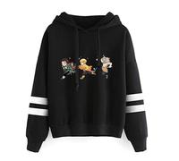 Hoodie for Nezuko Demon Tanjirou Slayers Sweatshirt Unisex Anime Pullover with Long Sleeve for Men Women