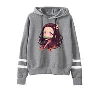 Hoodie for Nezuko Demon Tanjirou Slayers Sweatshirt Unisex Anime Pullover with Long Sleeve for Men Women
