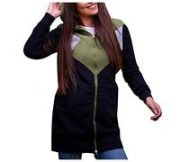 Hoodie For Women Uk,Women'S Patchwork Printed Sweatshirt Slim Thick Hooded Coat Tunic Jacket