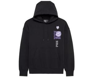 Hoodie Fox Image Phantom Oversized Fleece Po Black M