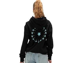 Hoodie Fox Lady Winners Circular Fleece Po Black L