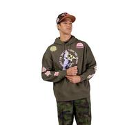 Hoodie Fox Pro Circuit Oversized Fleece Butt Military L Black