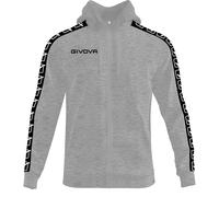 Givova Band Full Zip Sweatshirt Grey 2XL Men