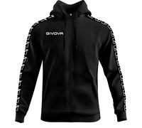 Hoodie full zip band Givova Noir 4XL