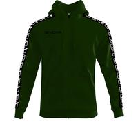 Givova Band Full Zip Sweatshirt Green 2XL Men