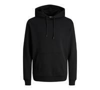 JACK & JONES Black Jjebradley Noos Hooded Sweatshirt, M, M UK