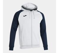 Joma Academy Iv Full Zip Sweatshirt White M Men