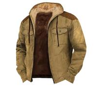 Hoodie Men'S Sweat Jacket Western Cowboy 3D Printed Coats Winter Warm Fleece Hoodie With Zip Over Mountain Jacket Casual Fleece Sweatshirt With Hood Drawstring Leisure Thickened Double Pocket Jackets