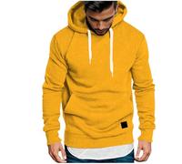 Hoodie Mens Sweatshirts Solid Colour Jumper Tops Long Sleeve Pullover Sweater Fall Winter Thermal Hoodies Blouse Comfort Sportswear Fashion Sweatshirt Hiking Outdoor Jumpers Loungewear