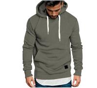Hoodie Mens Sweatshirts Solid Colour Jumper Tops Long Sleeve Pullover Sweater Fall Winter Thermal Hoodies Blouse Comfort Sportswear Fashion Sweatshirt Hiking Outdoor Jumpers Loungewear