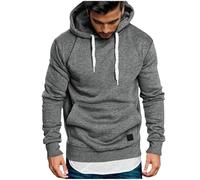 Hoodie Mens Sweatshirts Solid Colour Jumper Tops Long Sleeve Pullover Sweater Fall Winter Thermal Hoodies Blouse Comfort Sportswear Fashion Sweatshirt Hiking Outdoor Jumpers Loungewear