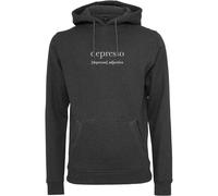 Mister Tee Depresso Hoodie Grey M Men