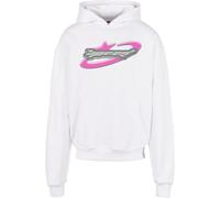 Mister Tee Speed Logo Hoodie White M Men