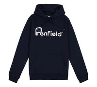 Hoodie Penfield Bear Chest Print Bleu L