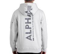 Hoodie printed on the back Alpha Industries Gris XL