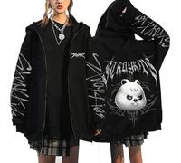 Hoodie SKZOO Unisex Zip Y2K Sport Pullover BangChan Lee Know Changbin Hyunjin Han Felix Seungmin I.N Fashion Jacket Summer Loose Streetwear Harajuku Sweatshirt Top