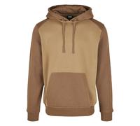 Urban Classics 2-tone Fake Raglan Hoodie Brown M Men