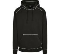 Hoodie Urban Classics contrast stitching Noir L