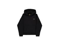 Alpha Industries Basic Small Logo TPU Hoodie for Men Size L - black/shiny gold