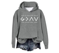 Hoodie With Zip Pockets,God Is Greater Than The Highs And Lows Sweatshirt Women Pullover Long Sleeve Graphic Top