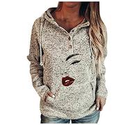 Hoodie With Zip Pockets,Pullover Tops Women'S Down Long Sweatshirts Button With Pocket Hoodies Sleeve Women'S Hoodies Sweatshirts