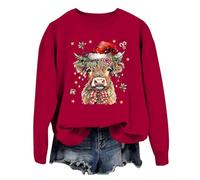 Hoodie Women Sweatshirt Hoodie Christmas Jumper Sweatshirt God is Greater Than The Highs and Lows for Women Long Sleeve Graphic, red, XXL