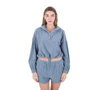 Hoodie women - Trista Henley Blue