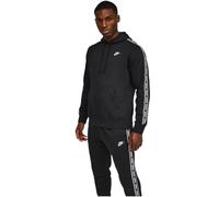 (Hoodie, X-Large) Nike Aries Club Tape Mens Tracksuit In Black