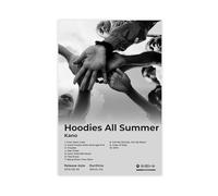 Hoodies All Summer Rapper Kano Album Cover Poster Canvas Poster Bedroom Decor Landscape Office Room Decor Gift 24x36inch(60x90cm)