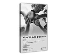 Hoodies All Summer Rapper Kano Album Cover Poster Canvas Poster Wall Art Decor Print Picture Paintings for Living Room Bedroom Decoration 12x18inch(30x45cm)