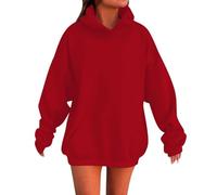 Hoodies For Girls 10-12 Hoodie For Boy Girl Long Sleeve Fleece Sweatshirts Simple Solid Color Fall Fashion Hooded Pullover With Pocket Light Yellow 11-12 Years Comfrt Hoodie(Red,9-10 Years)