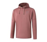 Hoodies for Men Golf Fleece Hooded Sweatshirts Dry Fit Athletic Lightweight Casual Midlayer Mens Hoodies Pullover, Mg01- Brick Heather, XL