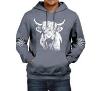 Hoodies for Men Highland Cow Hoodie Cow Sweatshirts for Men Western Cow Print Shirt Country Western Sweatshirt 2024 New