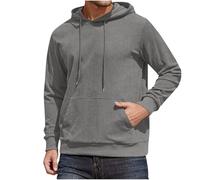 Hoodies for Men UK Clearance Drawstring Pullover Fleece Hooded Sweatshirt Solid Color Corduroy Hoodie Sweaters with Pocket Warm Winter Holiday Clothes