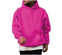 Hoodies For Men Uk Fleece Hoodies With Pockets Oversized Sweatshirt Long Sleeve Fleece Tops Plain Baggy Pullovers Sweaters Big And Tall Oversized Hoody Sweat Shirts Thick Jumpers Mens Jumpers