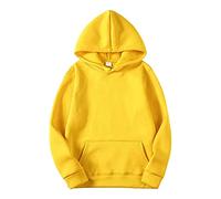 Hoodies for Men Uk Gym - Mens Long Sleeve Hoodies Solid Color Hoodie Pull-Over Soft Comfy Hooded Pullover Adult Spring Autumn Sweatshirts with Pockets Hoody for Sports Running Work And Lounge Wear