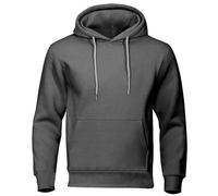 Hoodies for Men UK,Mens Fleece Solid Color Long Sleeved Drawstring Pullover Sweatshirt with Large Kangaroo Pocket,Fall Winter Classic Activewear Hoody Casual Sweaters Comfortable Warm Jumpers S-3XL