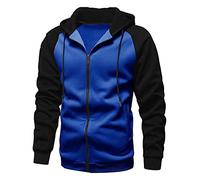 Hoodies For Men Uk Mens Jacket Shower Windbreaker Bomber Jackets Cargo Work Jacket Long Sleeve Cardigan Splicing Full Zip Up Sweatshirt Fleec Tops Sweater Pullover Sportswear Going Out