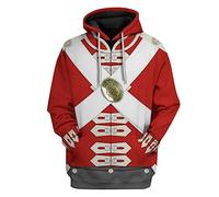 Hoodies For Men Uk,Oversized Hoodie Pullover Tops Men'S And Women'S New Fall/Winter Historical Plus Size Fashion 3D Printed Hoodie Gifts For Men Red