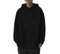 Hoodies for Men UK Plain Casual Lightweight Hooded Sweatshirt Loose Fit Outdoor Soft Pullover Leisure Classic Sport Hoody Tops Long Sleeve Fashion Drawstring Jackets Mens with Pockets Black