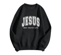 Hoodies for Women Christian Sweatshirt Jesus Loves You Sweatshirt Jesus Is King Hoodie Jesus Faith Shirts Religious God Pullover 2024 Fall