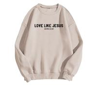 Hoodies for Women Christian Sweatshirt Jesus Loves You Sweatshirt Jesus Is King Hoodie Jesus Faith Shirts Religious God Pullover 2024 Fall