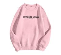 Hoodies for Women Christian Sweatshirt Jesus Loves You Sweatshirt Jesus Is King Hoodie Jesus Faith Shirts Religious God Pullover 2024 Fall