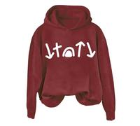 Hoodies For Women Cross Long Sleeve Holiday Activewear Ladies Hoodie Pullover Winter Fall Trendy Comfy Causal Hooded Sweatshirts (Red, M) Womens Ski Jacket