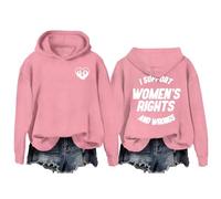 Hoodies For Women I Support 's Rights And Wrongs Holiday Activewear Long Sleeve Ladies Hoodie Pullover Hooded Sweatshirts Fall Trendy Winter Comfy Causal (Pink, XXL) Soft Shell Jacket Womens